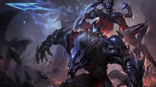 Шпалери "Warwick with Ashe" Marauder Splash Art - League of Legends [LOL] 4K