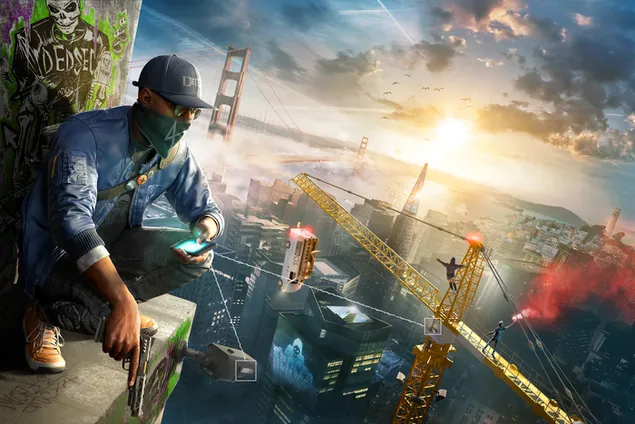 Watch Dogs 2 game - Man in the mask