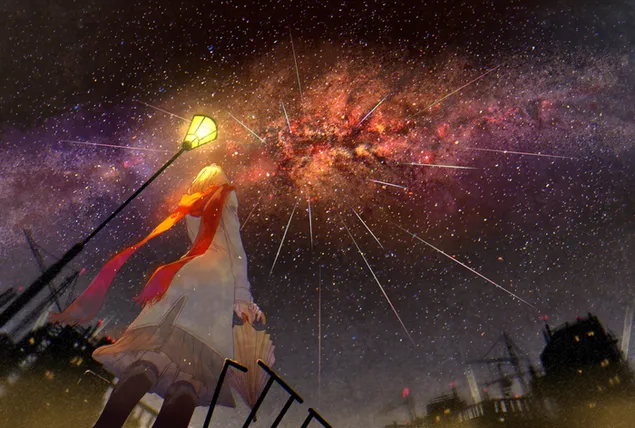 Watching Shooting Stars HD wallpaper