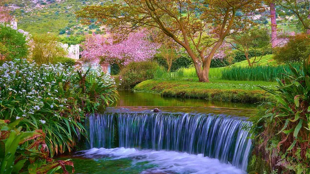 Waterfall in Park download