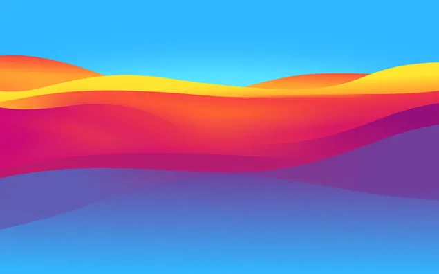 Wavy Colorful Background 