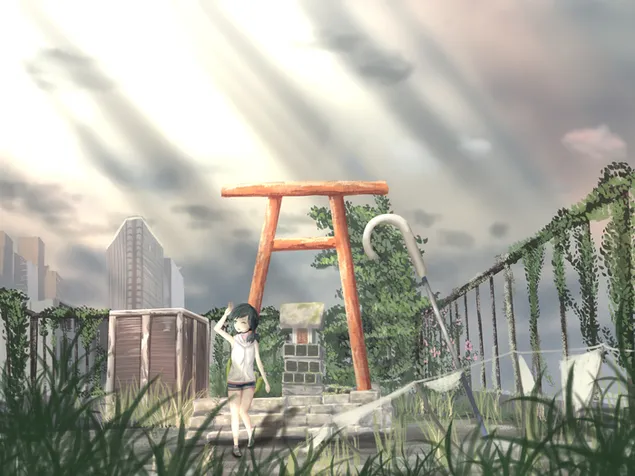 هواشناسی با تو - هینا آمانو 18 کاغذدیواری  2K