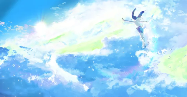 آب و هوا با تو - هینا آمانو 3 کاغذدیواری  2K