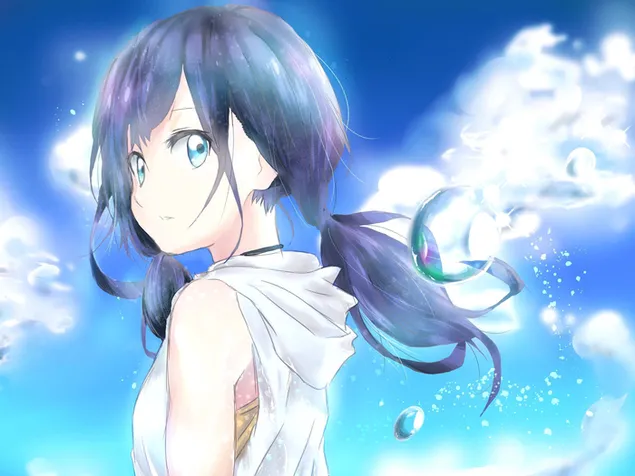 Soportando contigo - Hina Amano 5 2K fondo de pantalla