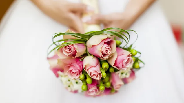 Wedding rose bouquet