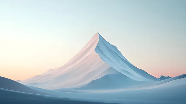 Whispers of the Summit: บทกวีเรียบง่ายที่อุทิศแด่ความยิ่งใหญ่อันเยือกแข็งของธรรมชาติ 8K วอลเปเปอร์