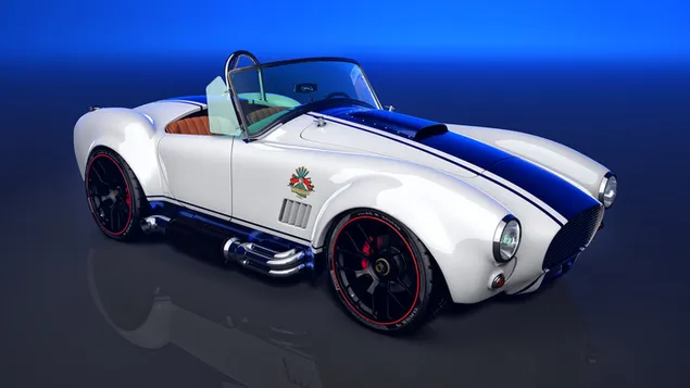 White and blue Auto Carriers (AC) Cobra 