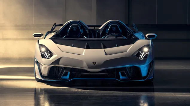 White  Lamborghini SC20 2021
