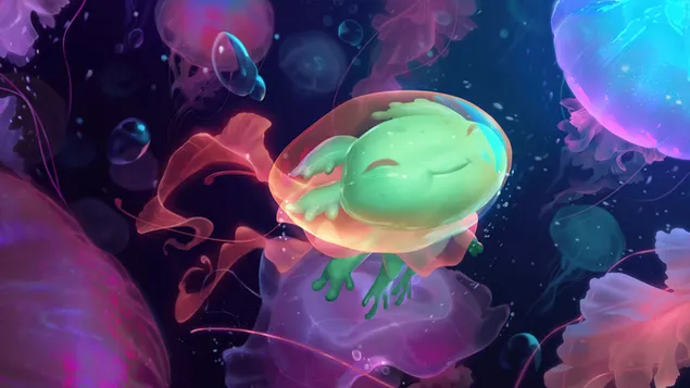 Wiggly 'Burblefish' (Legends of Runeterra) - League of Legends (LOL) کاغذدیواری  4K