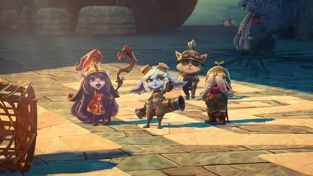 Вилд Рифт 'Иордле Цхампс' - Леагуе оф Легендс (ЛОЛ) 4K позадина