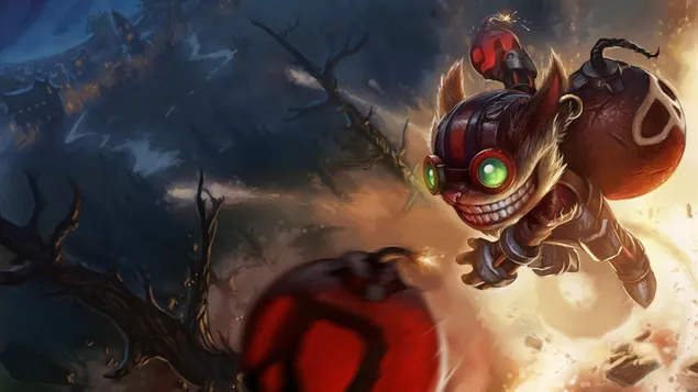 wild rift 'ziggs' splash art - league of legends (lol) zavantazhiti