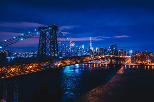 Williamsburg Bridge-broen Amerika, New York download
