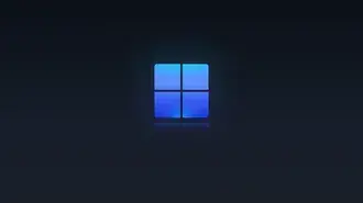 Tapeta logo win 11 4K