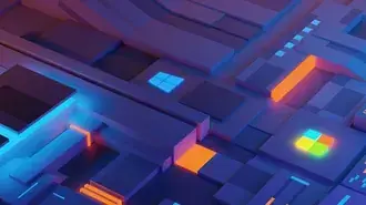 Windows 10 로고 요약 4K 배경화면