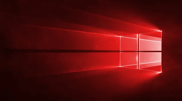 sfondo del desktop rosso di windows 10 scarica
