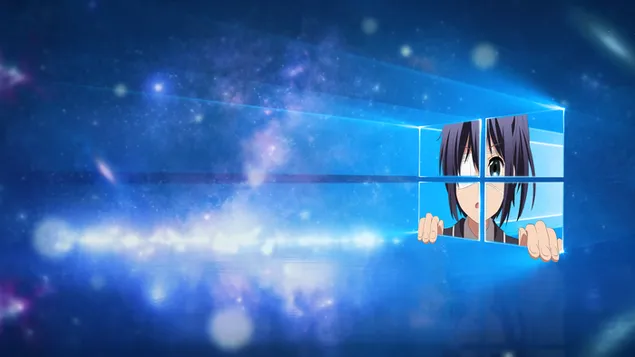 Windows 10 Rikka Chuunibyou 4K achtergrond