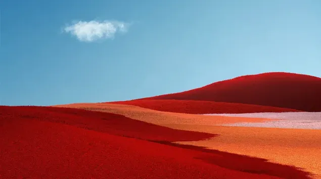 Windows 11 砂漠の風景 4K 壁紙