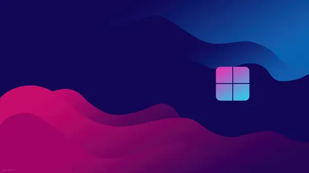 Logo Windows 11 berwarna-warni