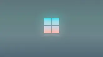 Tapeta Windows 11 - logo 4K