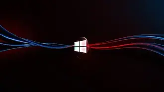 logo windows 11 s tmavymi pruhy svetla stahnout