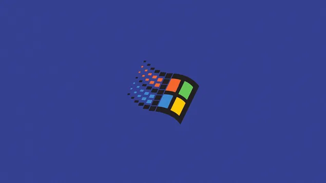 Logotipo de Windows 98 4K fondo de pantalla