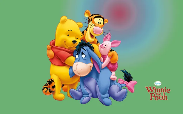 Winnie Puuh und seine Freunde Cartoon 2K Hintergrundbild