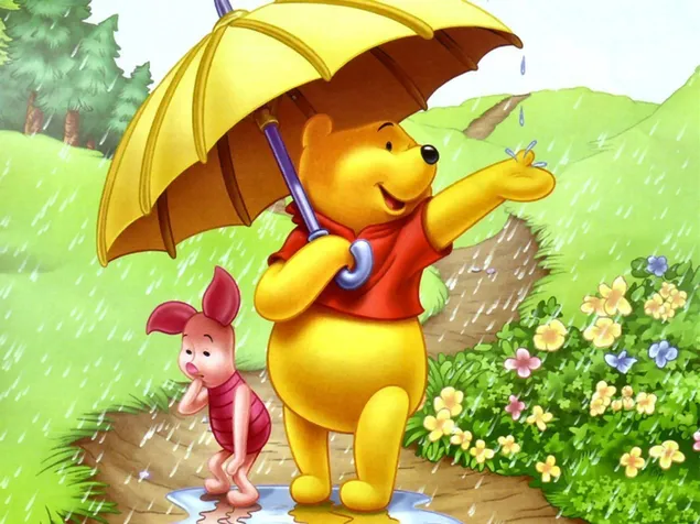 Hình nền Winnie the pooh and piglet 1 2K