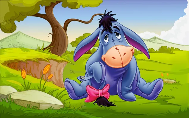 Winnie the Pooh, personatge de dibuixos animats d'ase, Eeyore baixada