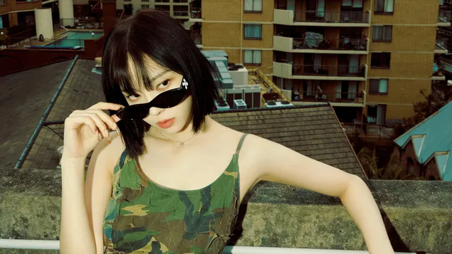 Winter จาก Aespa (Kpop Band) ใน My World Album Shoot 4K วอลเปเปอร์