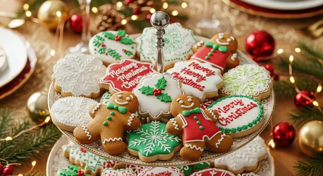 duong pho mua dong ruc ro voi do trang tri giang sinh, dam dong vui ve va khong khi le hoi dem lap lanh tai xuong