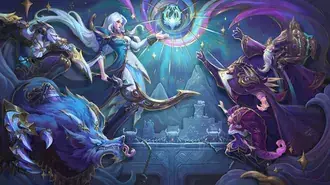 Winterblessed Hero Skins - League of Legends (LOL) 8K wallpaper