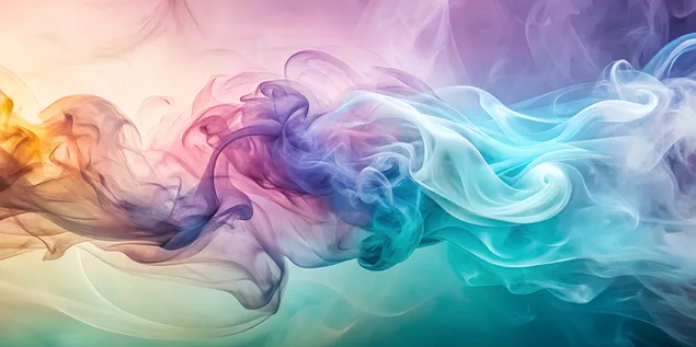 Вкусен пастелен чад благодатно се врти на апстрактна позадина 4K тапет