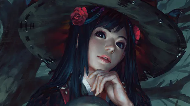 Hình nền Nghệ thuật tưởng tượng phù thủy 4K