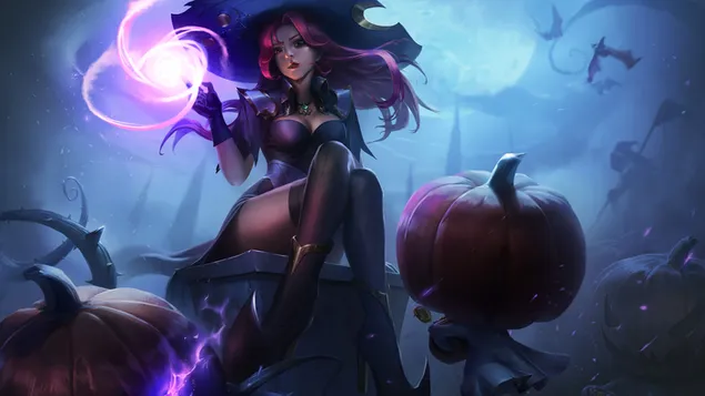 Heks se magie 4K muurpapier