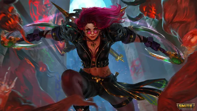 Witchbane Izanami - SMITE 2K тапет