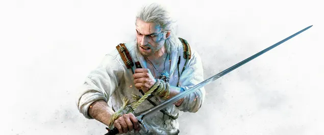 Witcher 3: Wild Hunt - Gerald met zwaard