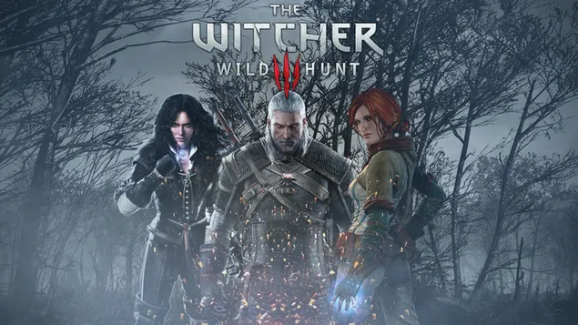 Witcher 3: Wild Hunt - Yennefer en Triss en Gerald in Mountain