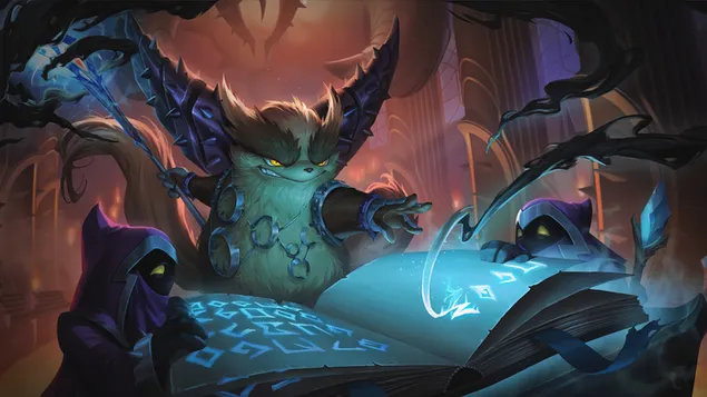 Wizened Wizard (Legends of Runeterra) - 리그 오브 레전드 (LOL) 4K 배경화면