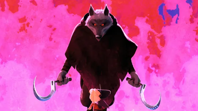 Lobo de El gato con botas: El arte de la película de dibujos animados The Last Wish descargar