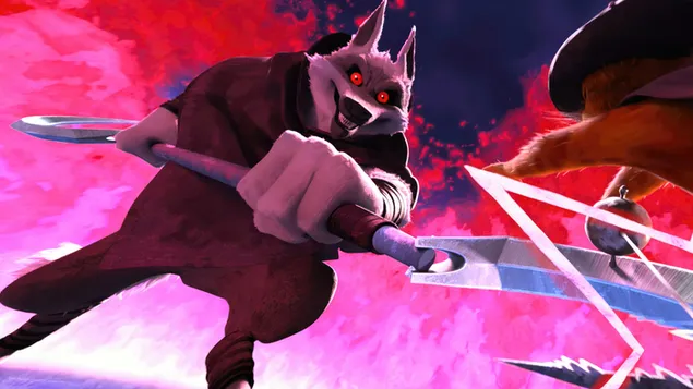 Taustakuva Susi elokuvasta Puss in Boots: The Last Wish 4K