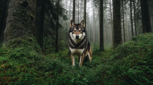 Ujku në Pyllin Mistik 2K sfond