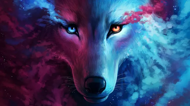 Wolf-Tier-Fantasie herunterladen