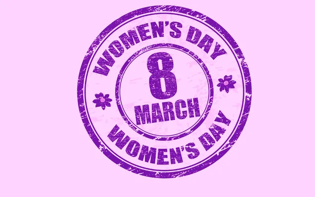 Hari Perempuan - cetak stempel 8 Maret unduhan