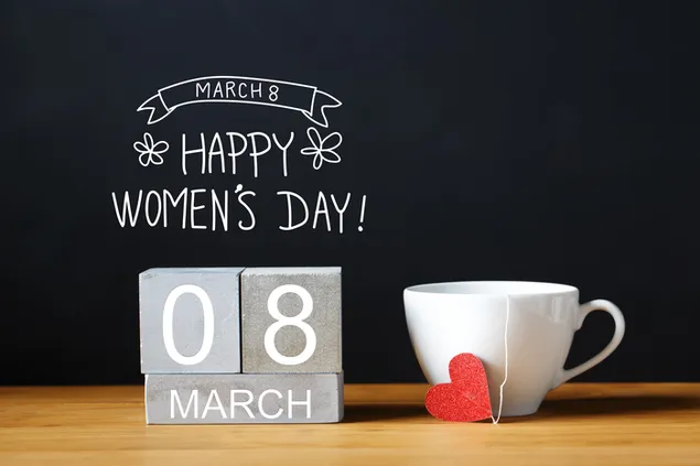 Dia de la Dona - Desig del 8 de març baixada
