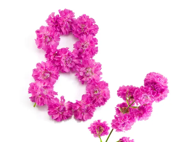 Hari Wanita - Bunga peonies 4K kertas dinding