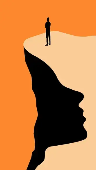 women vertical nature landscape vector illustration download