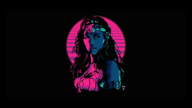 Película 'Wonder Woman 1984' (Arte minimalista)