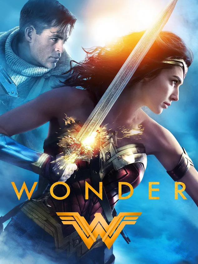 Wonder Woman Film - Diana Prince mit Schwert herunterladen