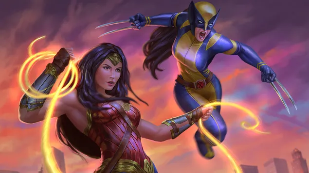 וונדר וומן וקומיקס X-23 (DC). 4K טפט