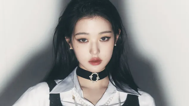 Wonyoung fra IVE (Kpop Band) | Jeg er MV Shoot 4K bakgrunn